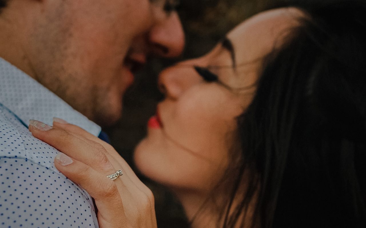 Real emotional moment with laughter during a destination wedding in Mexico